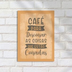 Quadro Decorativo Cafe Descoisar Coisas Coisadas