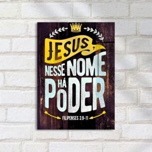Quadro Decorativo Jesus Nome Poder