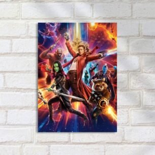 Quadro Decorativo Guardioes Da Galaxia Poster