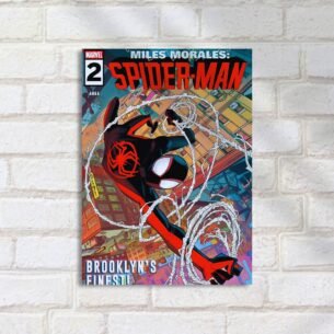 Quadro Decorativo Miles Morales Spider Man Pose