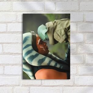 Quadro Decorativo Ahsoka Grogu Teste Emocional