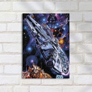 Quadro Decorativo Star Wars Millennium Falcon