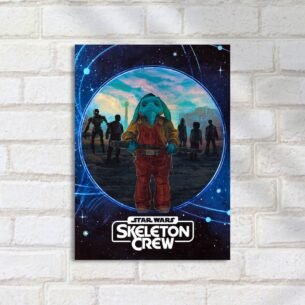 Quadro Decorativo Skeleton Crew Personagem Principal