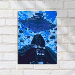 Quadro Decorativo Darth Vader Naves Espaco