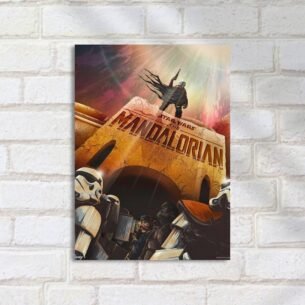 Quadro Decorativo Mandalorian Poster Troopers