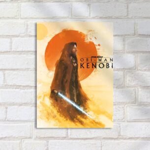 Quadro Decorativo Obi Wan Kenobi Sabre