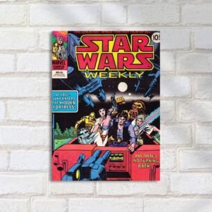 Quadro Decorativo Star Wars Quadrinhos Luke