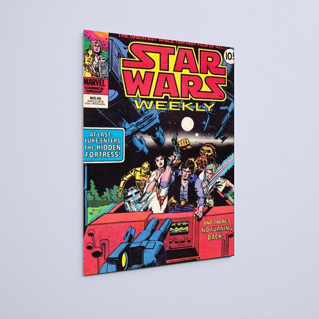 Quadro Decorativo Star Wars Quadrinhos Luke - Imagem 2