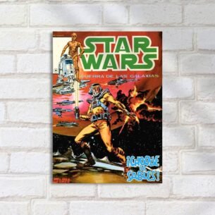 Quadro Decorativo Star Wars Guerra Galaxias