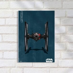 Quadro Decorativo Nave Tie Fighter Starwars