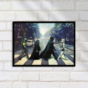 Quadro Decorativo Star Wars Abbey Road