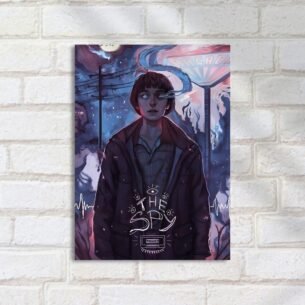 Quadro Decorativo Desenho Menino The Spy Stranger Things