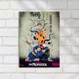 Quadro Decorativo Stranger Things Onze Gate