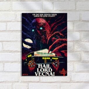 Quadro Decorativo Vecna Hawkins Stranger Things