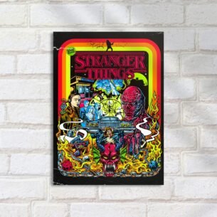 Quadro Decorativo Stranger Things Poster Vintage