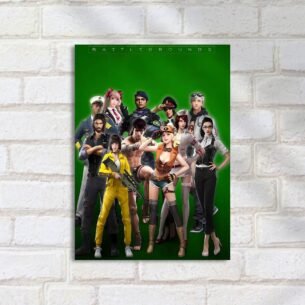 Quadro Decorativo Batalha Fuzileiros Personagens Jogo