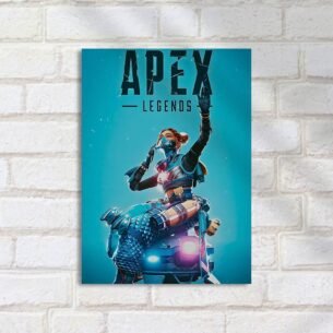 Quadro Decorativo Apex Legends Personagem Azul