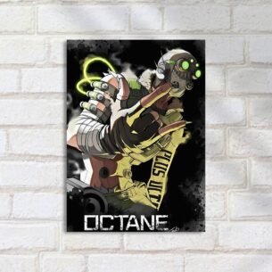 Quadro Decorativo Octane Apex Legends Personagem