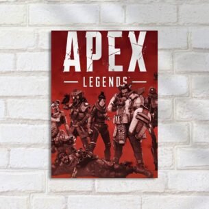 Quadro Decorativo Apex Legends Personagens Poster