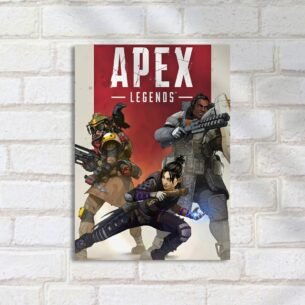 Quadro Decorativo Apex Legends Personagens Grupo