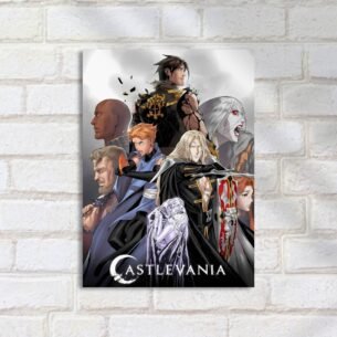 Quadro Decorativo Castlevania Personagens Principais
