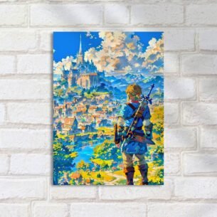 Quadro Decorativo Link Castelo Paisagem