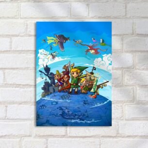 Quadro Decorativo Link Wind Waker Aventura