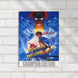 Quadro Decorativo Street Fighter 2 Poster