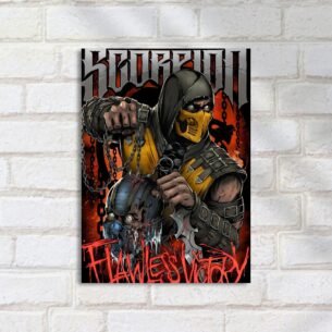 Quadro Decorativo Scorpion Subzero Vitoria