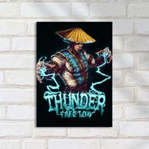 Quadro Decorativo Raiden Trovao Eletricidade