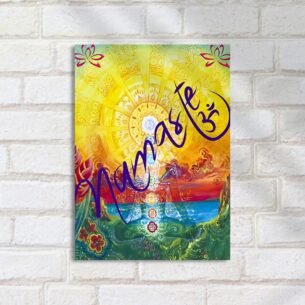 Quadro Decorativo Namaste Mandalas Coloridos