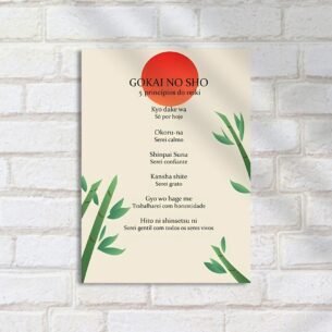 Quadro Decorativo Gokai No Sho Reiki