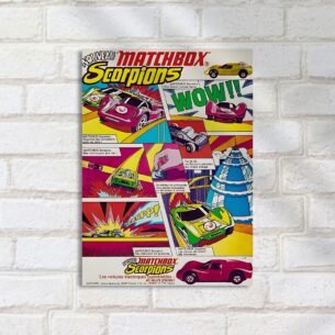 Quadro Decorativo Matchbox Scorpions Revista Poster