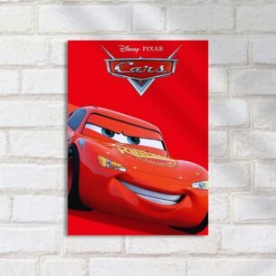 Quadro Decorativo Relampago Mcqueen Cars Pixar