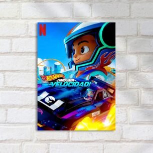 Quadro Decorativo Hot Wheels Maxima Velocidad