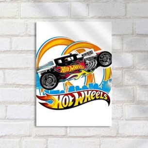 Quadro Decorativo Hot Wheels Car Arte