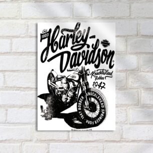 Quadro Decorativo Harley Davidson Knucklehead 1947