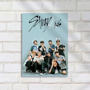 Quadro Decorativo Stray Kids Grupo Pose Kpop