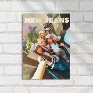 Quadro Decorativo New Jeans Grupo Selfie Kpop