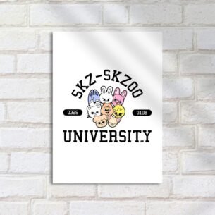 Quadro Decorativo Skz Skzoo University Emblema Kpop