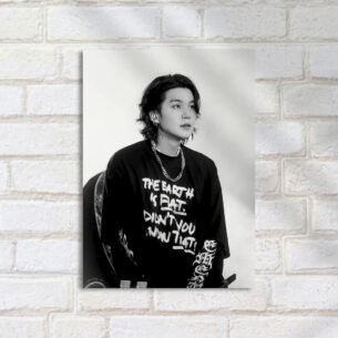 Quadro Decorativo Min Yoongi Bts Kpop