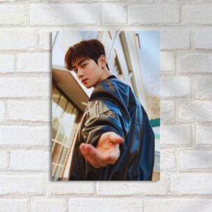 Quadro Decorativo Kpop Jaqueta Preta Exterior