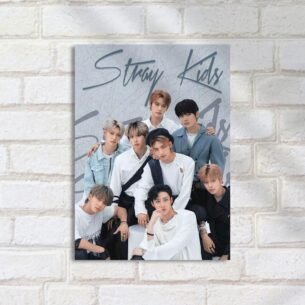 Quadro Decorativo Stray Kids Grupo Foto