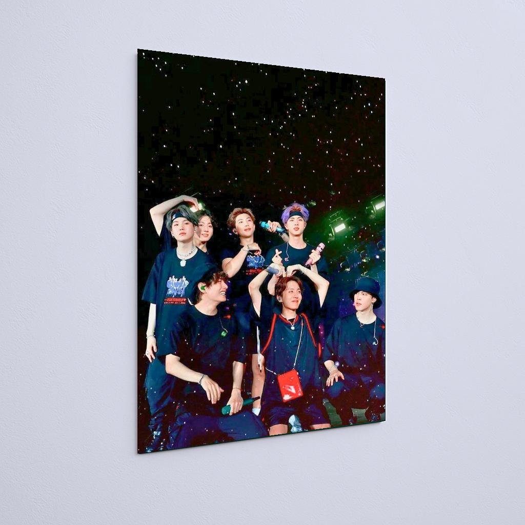 Quadro Decorativo Banda Bts Kpop Show Fans - Imagem 2
