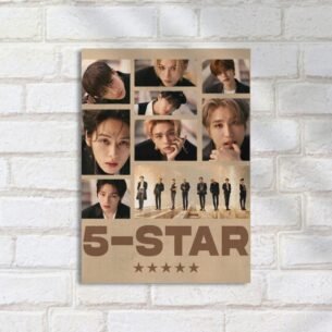 Quadro Decorativo Stray Kids Capa 5star