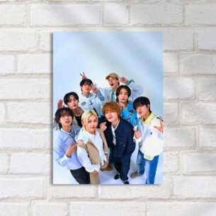 Quadro Decorativo Stray Kids Boys Coreano Sorrindo