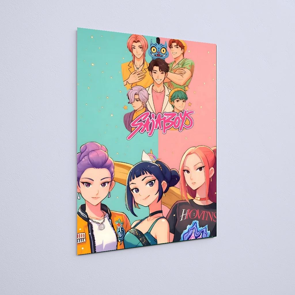 Quadro Decorativo Saiaboys Personagens Anime Cute - Imagem 2