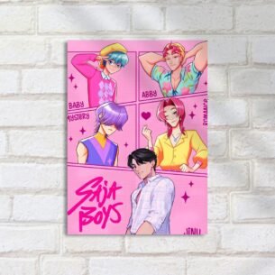 Quadro Decorativo Saja Boys Anime Personagens