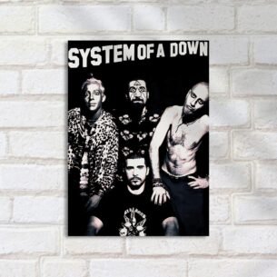Quadro Decorativo System Of A Down Banda
