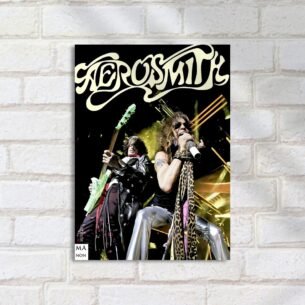Quadro Decorativo Aerosmith Show Palco Performance